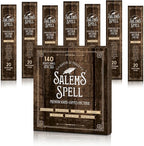 Mecka Salem Spell Incense Sticks | Set of 7 | Premium Slow Burn Organic Incense Sticks for Wicca Rituals and Mystic Vibes | 140 Insense Sticks of Palo Santo, Frankincense, Dragon Blood