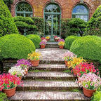 20 Bundles Artificial Flowers Outdoor UV Resistant Fake Flowers No Fade Faux Plastic Plants Garden Porch Window Box Decorating(Pink)…