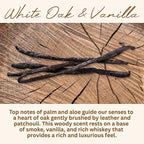 White Oak Vanilla Scented Candle, Many Scents to Choose from, All Natural Non-Toxic Soy Wax, Handmade in The USA (White Oak & Vanilla)
