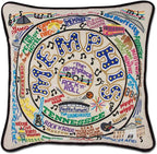 Catstudio Memphis Embroidered Decorative Throw Pillow
