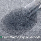 LUMI Ultra Thin Door Mat for Entryway,18"x59" Low Profile Non Slip Rubber Backing Indoor Doormat, Easy Clean Welcome Entrance Mat for Inside House, Patio,Light Grey