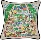 Catstudio Central Park Embroidered Decorative Throw Pillow