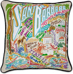 Catstudio Santa Barbara Embroidered Decorative Throw Pillow
