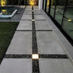 Paver Light 4×4 Inch (3.93 X 3.93 inch), Warm White 2700K Glare-Free Illumination for Driveways, Pathways, Pool Deck & Patios,12V AC/DC, Waterproof & Drive-Over Rated