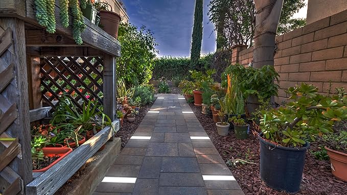 LUMENGY Paver Light 6×9 Inch, (5.82 inch X 8.85 inch) Glare-Free 5000K Brick Lighting for Paver Driveways, Pathways, Patios & Garden,12V, Waterproof & Drive-Over Rated