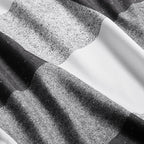 Amazon Basics Lightweight Microfiber Comforter Sets, 2-Pieces, Black/White,Checkerboard,Twin/Twin XL