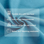 HolidayIdeas 4 Panels Linen Outdoor Curtains for Patio Waterproof-Teal Outside Curtains 54"x 84"-Indoor/Outdoor Curtains Weatherproof, Privacy for Pergola, Porch, Gazebo, Living Room, Backyard