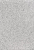 CAMILSON Easy Jute Rug 8x10, Indoor Outdoor Grey Color Area Rugs for Living Room Farmhouse Patio and Kitchen Rug, Solid Boho Woven Design, Easy-Cleaning, Washable Outside Carpet Alfombras (8 x 10)