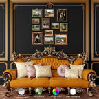 LANCHI95 12 PCS Vintage Victorian Wall Decor, Classic Maximalist Wall Decor, Coquette Vintage Art Prints, Victorian Wall Art, Vintage Paintings Pictures Moody Maximalist Decor (UNFRAMED)
