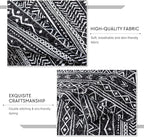 Travan 3-Piece Queen Quilt Set Striped Pattern Microfiber Soft Lightweight Bedding Set with Shams for All Season, Black Strips, Queen Size