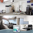 SMELLS BEGONE Air Freshener Odor Absorber Gel - 15 oz, Pack of 2 - Absorbs and Eliminates Odor in Pet Areas, Bathrooms, Cars, & Boats - Made with Essential Oils - Soothing Breeze Scent