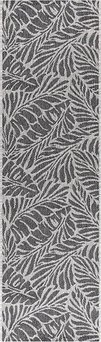 Keen Home Design Terrace Outdoor Runner Rug - 2x8 Washable Indoor/Outdoor Rug for Patio, Kitchen, Balcony, Beach, Garden, Deck and Porch, Size: 2'2"x7'7"