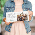 Simply Said, INC Picture Clips Friendship Photo Holder, Good Friends are Like Stars, 5.5 x 12 inch Friendship Message, Made in USA CLP1246