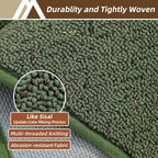 COSY HOMEER-Door-Mat 24"x36" Non Slip Absorbent Entryway Rugs Dirt Trapper Doormats Washable Entrance Mats Low Pile Welcome Floor Mat for Front Back Door and Entry Mats,Green