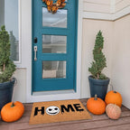 Gertmenian Nightmare Before Christmas Coir Doormat - 2x3 Welcome Mat (2-Pack), Ideal for High Traffic Areas in Front Door, Garage, Entryway - Disney Nightmare Jack Skellington, 80024