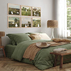 LANCHI95 6 Pcs 8x10 In Halloween Wall Art Prints, Vintage Witch Posters, Cute Ghost Pictures for Bedroom Decor (UNFRAMED)