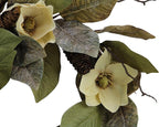 Admired By Nature 24" Magnolia Pine for Home Office Front Door Wreath, Wall Hanging Arrangement Decoration