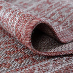 Keen Home Design Terrace Outdoor Area Rug - 9x12 Washable Indoor/Outdoor Rug for Patio, Kitchen, Balcony, Beach, Garden, Deck and Porch, Size: 8'10"x12'