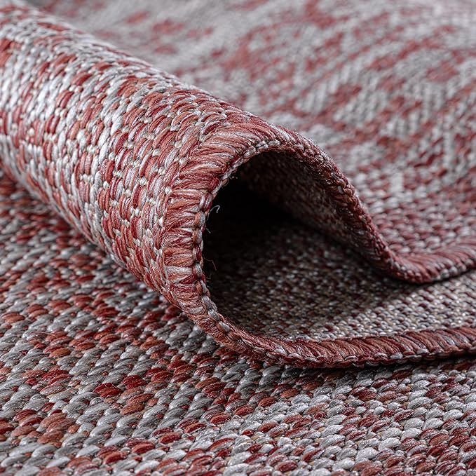 Keen Home Design Terrace Outdoor Throw Rug - 3x5 Washable Indoor/Outdoor Rug for Patio, Kitchen, Balcony, Beach, Garden, Deck and Porch, Size: 3'x5'