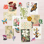 Artivo Vintage Decor Wall Collage Kit, Botanical Wall Collage Cards, Vintage Wall Decor Art Print, Bedroom Decor for Women, 50 Set 4x6 inch