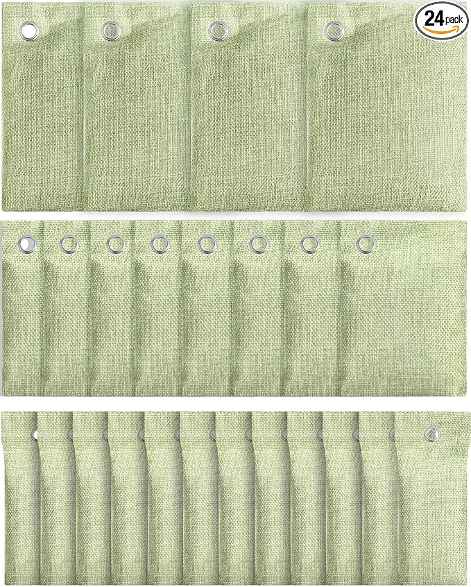 Nuanchu 24 Pcs Activated Charcoal Odor Absorber 50g/100g/200g, Air Purifying Bamboo Charcoal Bags, Natural Shoe Odor Absorber, Deodorizer Absorbers for Fresh Car Home Closet Pet Basement Smell(Green)