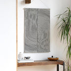 Mark&Day Wall Art, Gerlos Modern Farmhouse Black Macrame Tapestry Wall Hanging for Living Room, Bedroom, Office or Kitchen (36"H x 24"W)