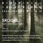 Skandinavisk Skog 'Forest' Scented Candle with 2 Wicks, Special Edition, Scent Notes: Pine Needles and Fir Cones, Birch Sap and Lily of The Valley, Vegan Formula, 12.3 oz.
