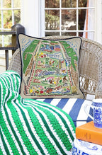 Catstudio Central Park Embroidered Decorative Throw Pillow