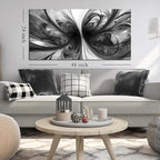 Black and White Pictures for Wall Abstract Art Wall Decor for Living Room Bedroom Office Wall Art 24 x 48 Inch