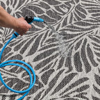 Keen Home Design Terrace Outdoor Area Rug - 8x10 Washable Indoor/Outdoor Rug for Patio, Kitchen, Balcony, Beach, Garden, Deck and Porch, Size: 7'7"x10'