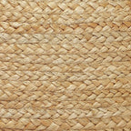 REDEARTH · Jute Circular Low Pouf Ottoman - Braided Pouffe Accent Sitting Round Footrest for Living Room, Bedroom, Nursery, kidsroom, Patio, Gym; 100% Jute Set of 2 (18"x18"x10"; Natural)