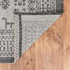 Keen Home Design Terrace Outdoor Area Rug - 5x8 Washable Indoor/Outdoor Rug for Patio, Kitchen, Balcony, Beach, Garden, Deck and Porch, Size: 5'3"x7'7"