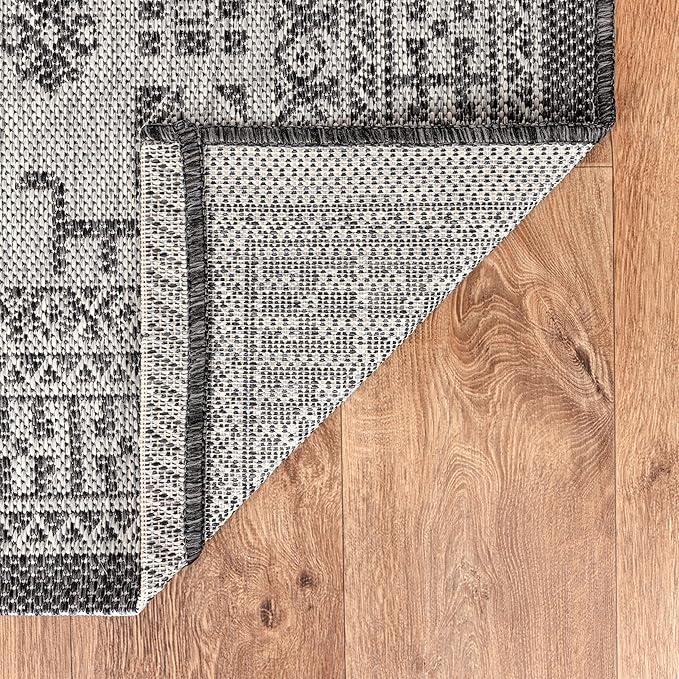 Keen Home Design Terrace Outdoor Area Rug - 12x15 Washable Indoor/Outdoor Rug for Patio, Kitchen, Balcony, Beach, Garden, Deck and Porch, Size: 12'x15'