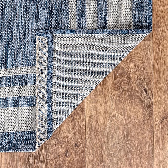 Keen Home Design Terrace Outdoor Area Rug - 8x10 Washable Indoor/Outdoor Rug for Patio, Kitchen, Balcony, Beach, Garden, Deck and Porch, Size: 7'7"x10'