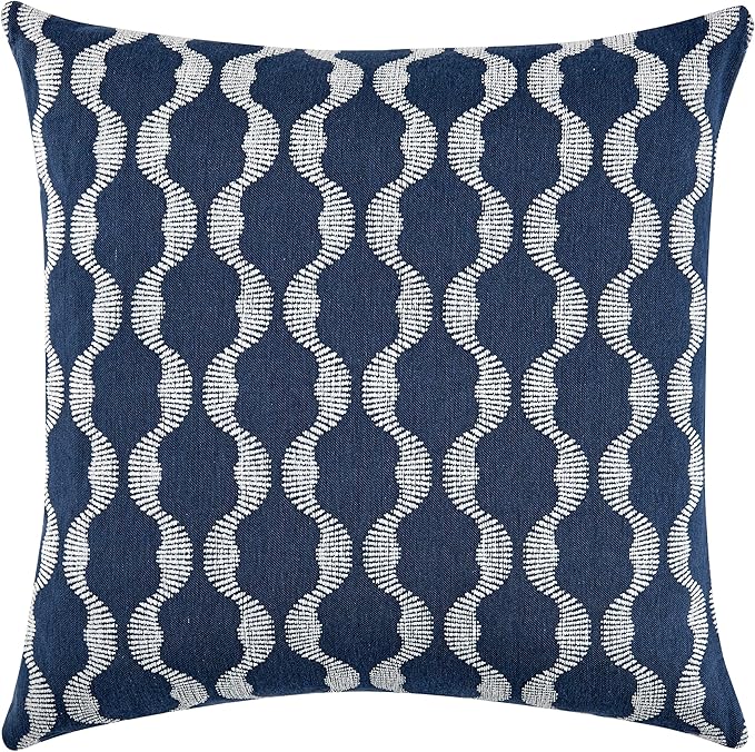 Lottolini Pillow (Down Alternative, 18" x 18") It is Perfect for Living Room, Sofa, Couch, Bedding, Home Decoration, or Any Commerical Enviroment. CAL117 Regulated
