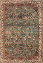 Keen Home Design 3x5 Rug - Machine Washable Entry Rug with Non-Slip Backing, Ideal for Enteryway, Kitchen, Bathroom, Laundry Room - Vintage, Easy Clean, Durable, Low Pile Rug - (3' x 5')