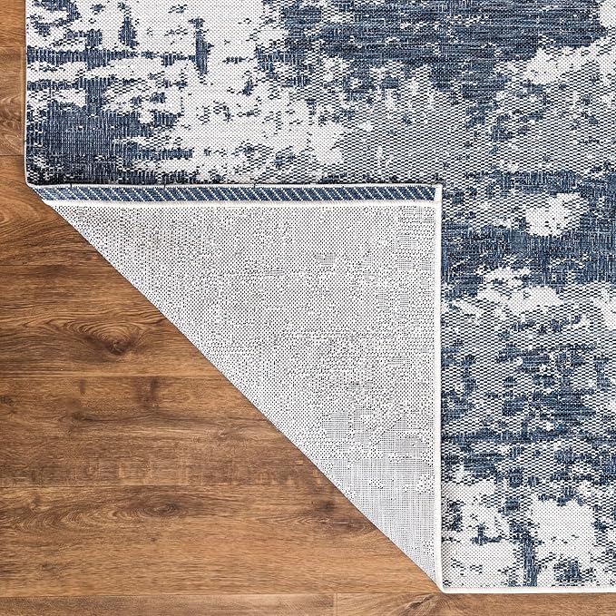 Keen Home Design Terrace Outdoor Area Rug - 8x10 Washable Indoor/Outdoor Rug for Patio, Kitchen, Balcony, Beach, Garden, Deck and Porch, Size: 7'7"x10'