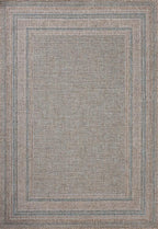 Loloi Amber Lewis Topanga Collection TOP-05 Natural/Teal 9'-2" x 12'-0" Indoor/Outdoor Area Rug