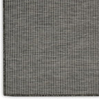 Nourison Home Positano 8' Runner Charcoal Fabric Modern Area Rug (8' Runner)