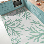 Keen Home Design Terrace Outdoor Area Rug - 8x10 Washable Indoor/Outdoor Rug for Patio, Kitchen, Balcony, Beach, Garden, Deck and Porch, Size: 7'7"x10'