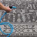 Keen Home Design Terrace Outdoor Runner Rug - 2x8 Washable Indoor/Outdoor Rug for Patio, Kitchen, Balcony, Beach, Garden, Deck and Porch, Size: 2'2"x7'7"