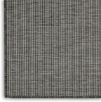 Nourison Positano Indoor/Outdoor Charcoal 3' x 5' Area Rug, Easy Cleaning, Non Shedding, Bed Room, Living Room, Dining Room, Backyard, Deck, Patio (3x5)
