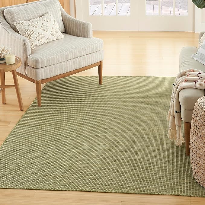 Nourison Home Home Positano 7' x 10' Fabric Green Area Rug