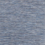 Nourison Home Positano Indoor/Outdoor Navy Blue 6' x Round Area Rug, Easy Cleaning, Non Shedding, Bed Room, Living Room, Dining Room, Backyard, Deck, Patio (6 Round)