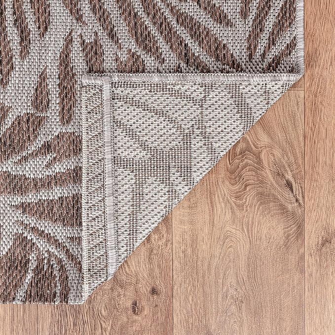 Keen Home Design Terrace Outdoor Area Rug - 10x14 Washable Indoor/Outdoor Rug for Patio, Kitchen, Balcony, Beach, Garden, Deck and Porch, Size: 10'x14'