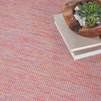 Nourison Home Positano Indoor/Outdoor Rainbow 9' x 12' Area Rug, Easy Cleaning, Non Shedding, Bed Room, Living Room, Dining Room, Backyard, Deck, Patio (9x12)