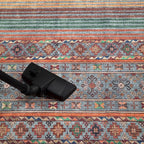 Keen Home Design 2x10 Rug - Machine Washable Runner Rug with Non-Slip Backing, Ideal for Hallway, Entryway, Kitchen, Laundry Room - Vintage, Easy Clean, Durable, Low Pile - (2'6" x 10')