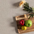 nuLOOM 2' x 8' Outdoor Area Rug, Casual Design with Striped Border, Stain Resistant, Highly Durable, for Patio, Balcony, Bedroom, Living Room, Dining Room, Bathroom, Light Grey