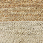 REDEARTH · Cube Pouf Ottoman - Braided Pouffe Accent Sitting Square Footrest for Living Room, Bedroom, Nursery, kidsroom, Patio, Gym; 100% Jute (14.5"x14.5"x16"; Natural Ivory)