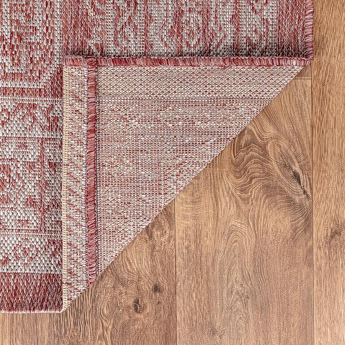 Keen Home Design Terrace Outdoor Area Rug - 9x12 Washable Indoor/Outdoor Rug for Patio, Kitchen, Balcony, Beach, Garden, Deck and Porch, Size: 8'10"x12'